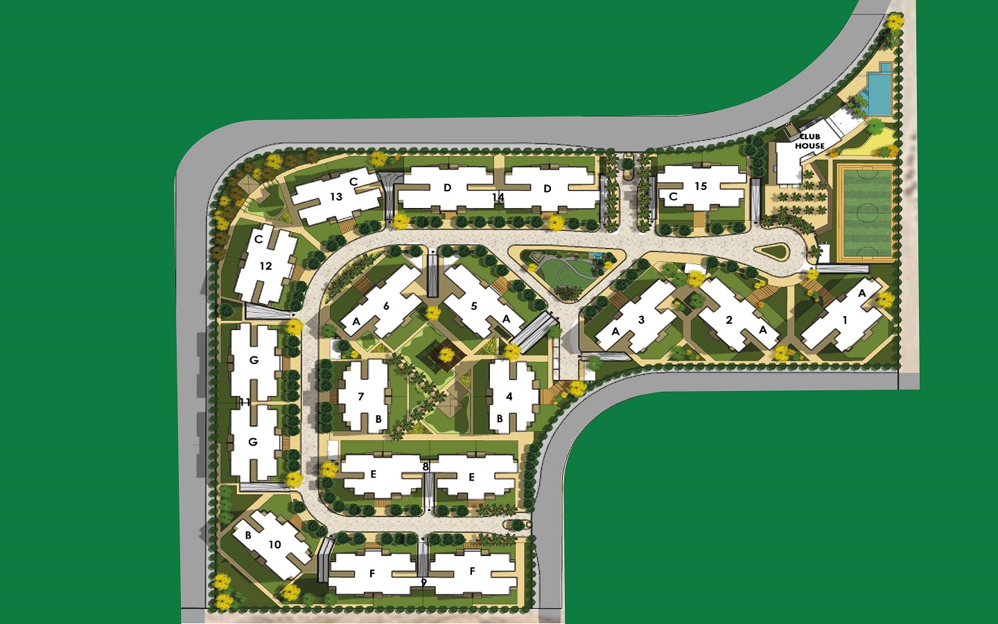 Compound Green 6 October Master Plan