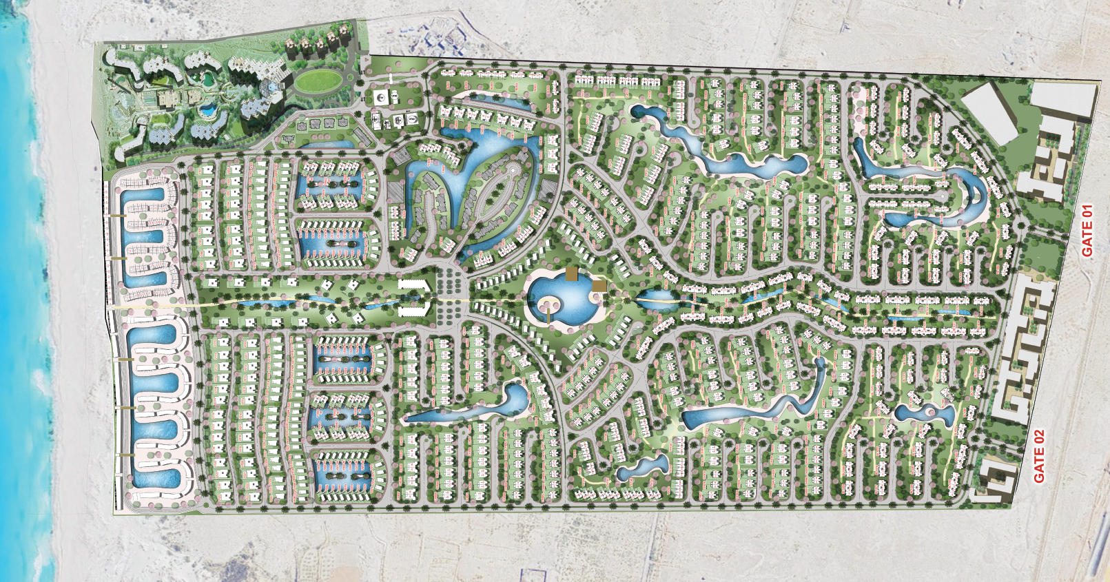 Hacienda sidi Heneish Master Plan