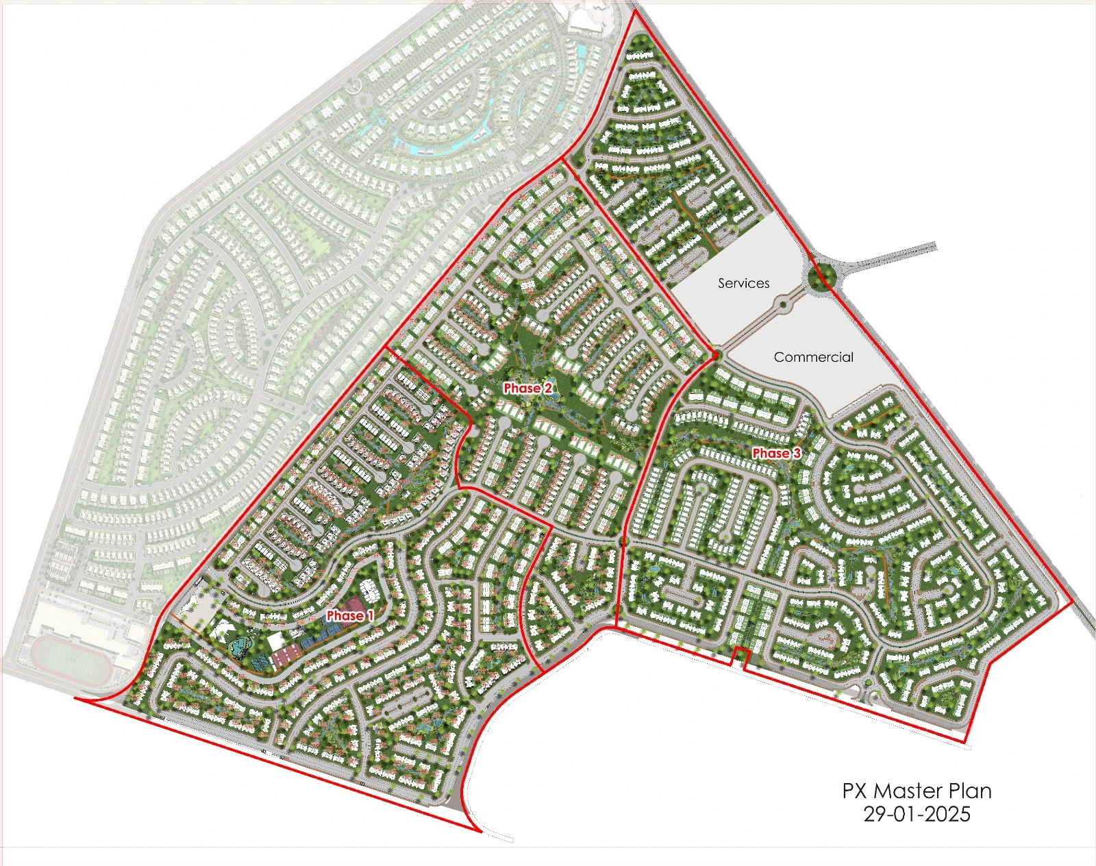 PX Palm Hills October Master Plan