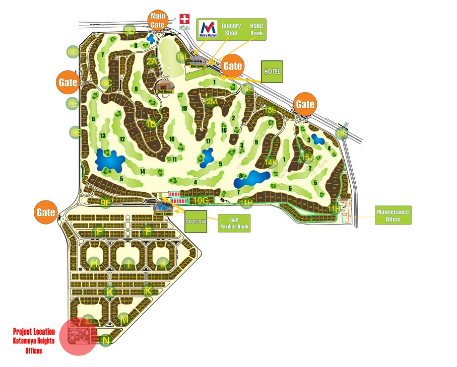 Katameya Heights New Cairo Master Plan
