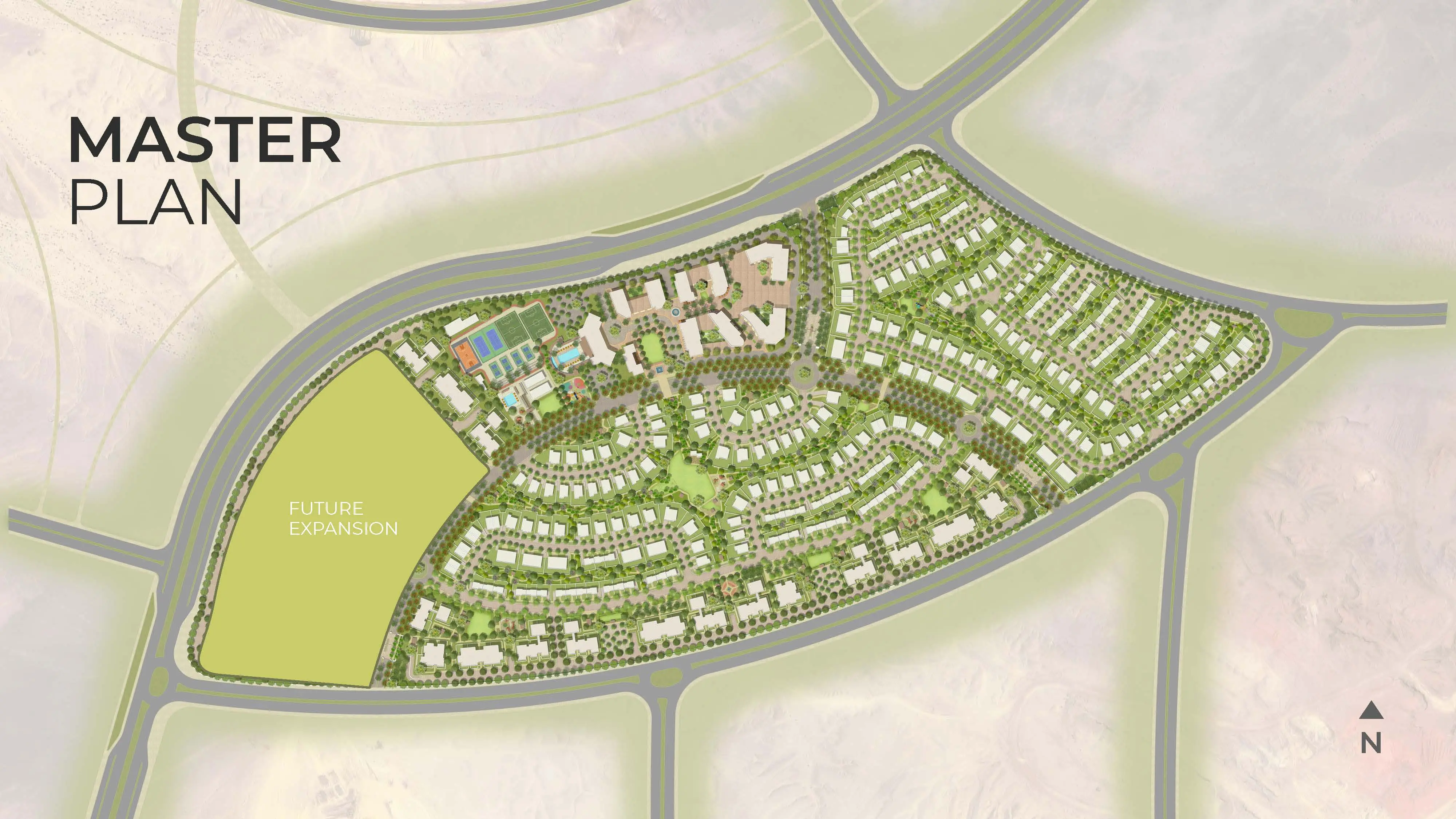 Crescent Walk New Cairo Master Plan