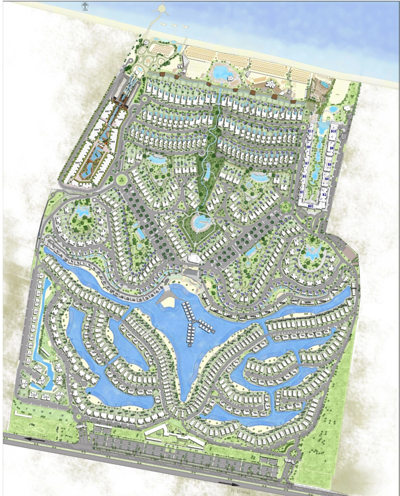 Fouka Bay North Coast Master Plan