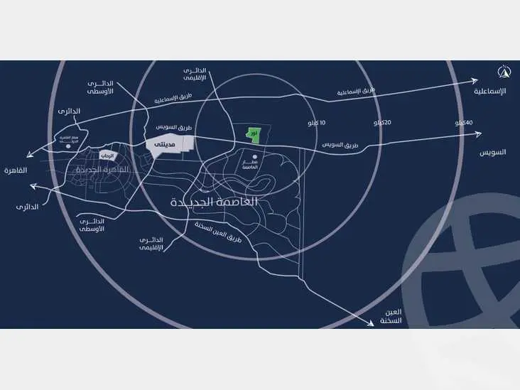 كمبوند نور العاصمة الإدارية مخطط المشروع