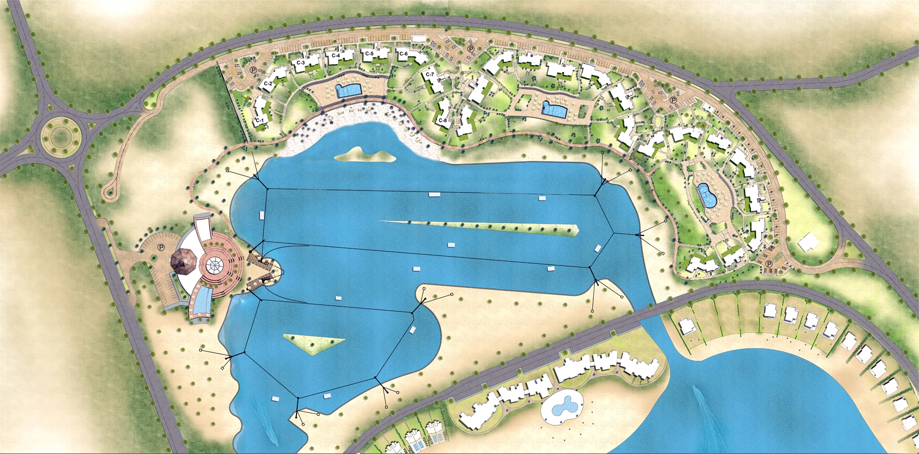 Waterside Condos El Gouna Master Plan