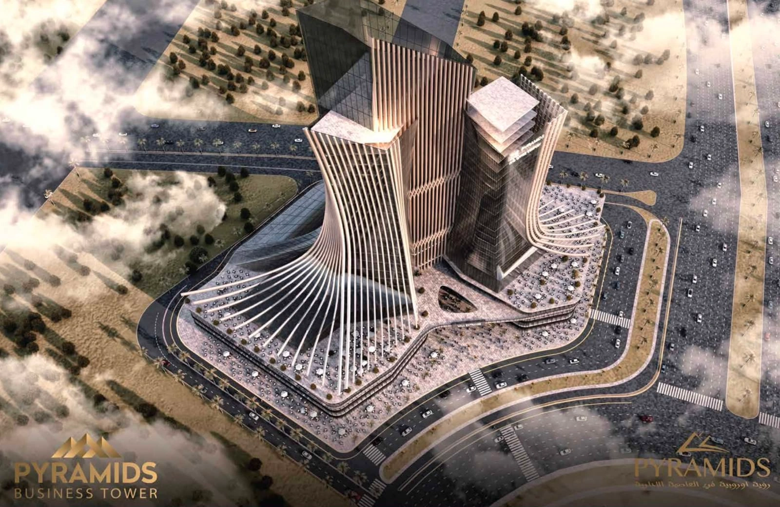 بيراميدز بيزنس تاور العاصمة الإدارية مخطط المشروع