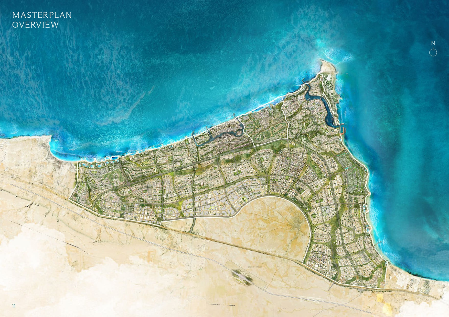 مشروع مدن رأس الحكمة مخطط المشروع