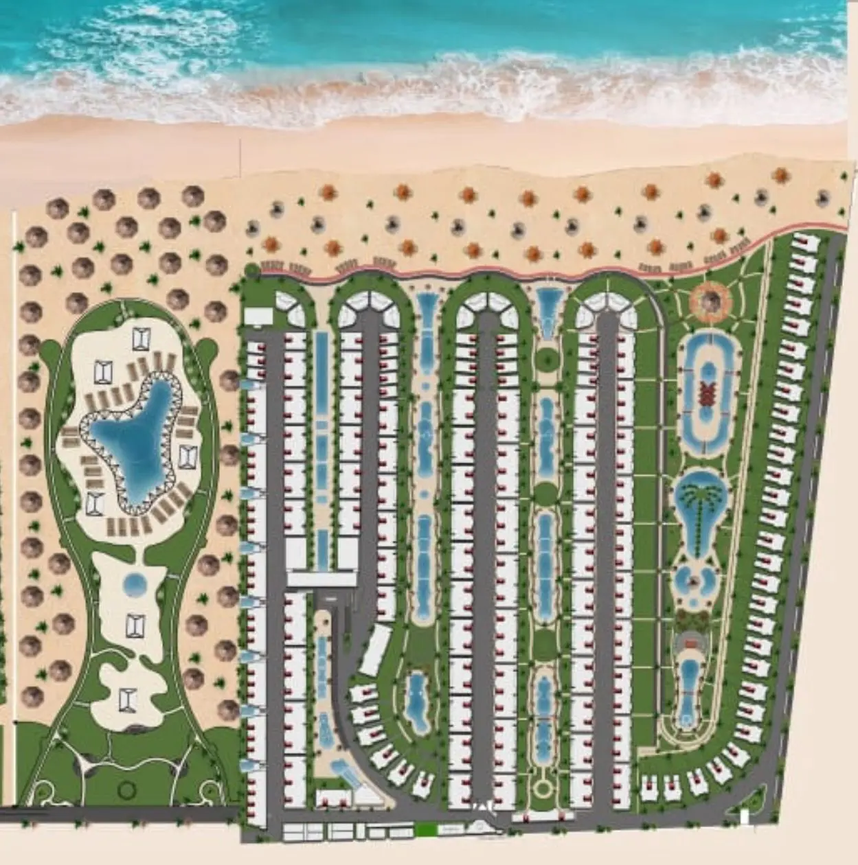 Lasirena Palm Beach Ain Sokhna Master Plan