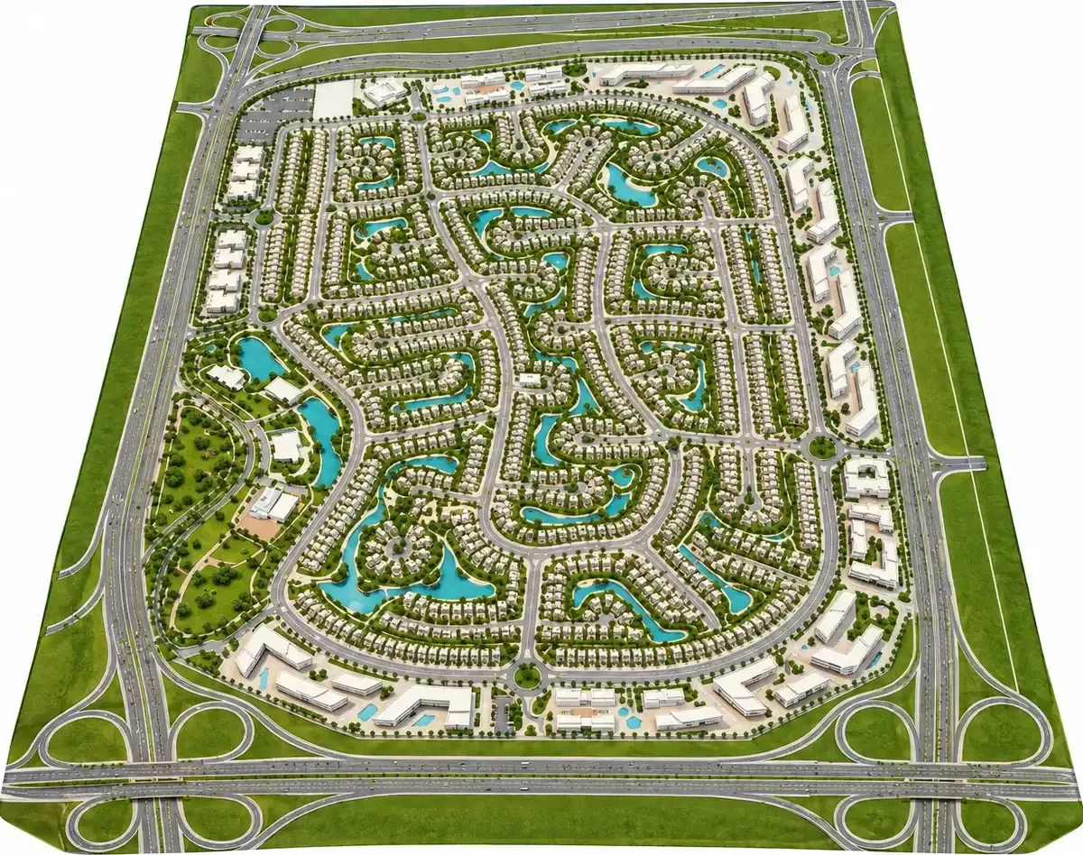 The Que Gardens Obour Master Plan