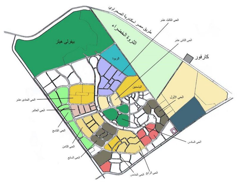 المخطط الرئيسي لـزايد الجديدة