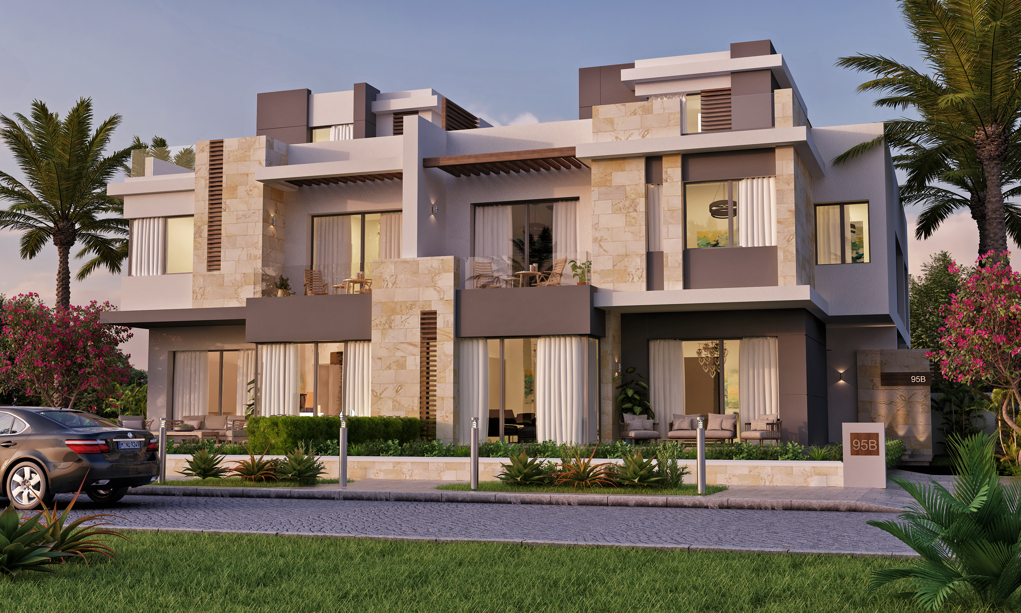 Twin house