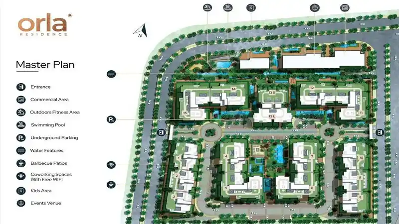 Orla Residence New Cairo Compound Master Plan