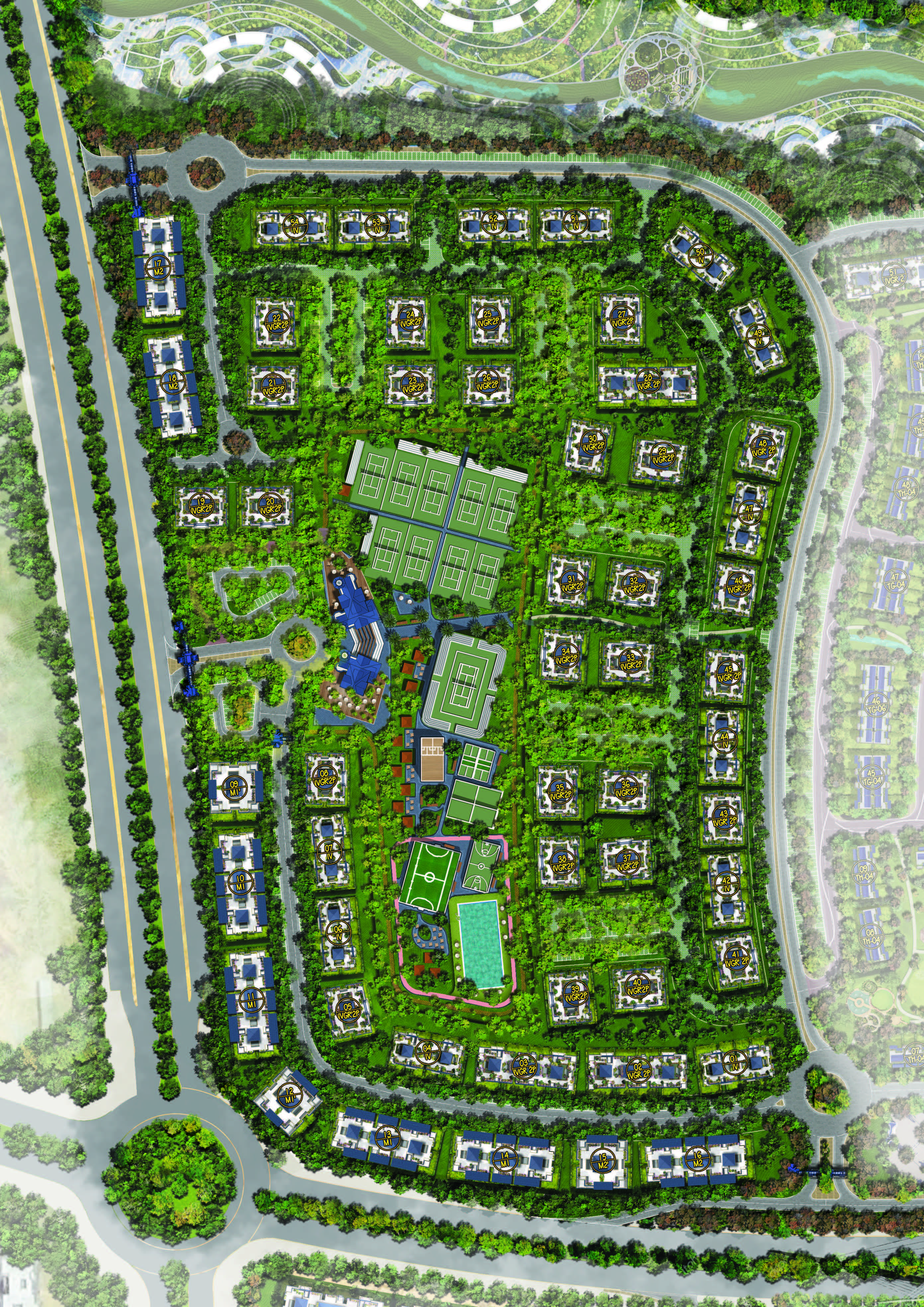 Compound Club Park Master Plan