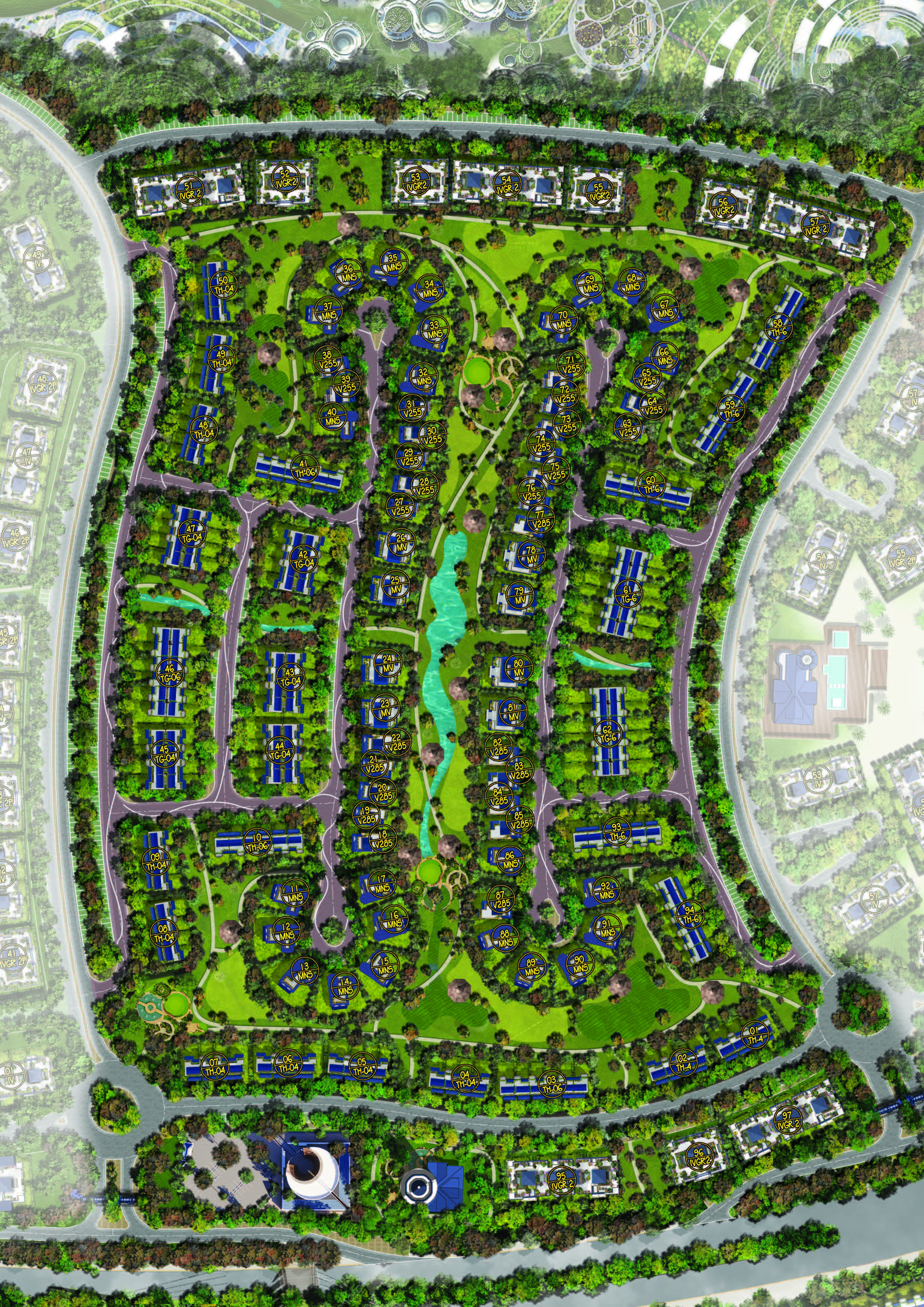 Compound Central Park Master Plan