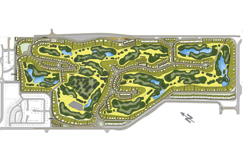 Compound Palm Hills Golf Views Master Plan