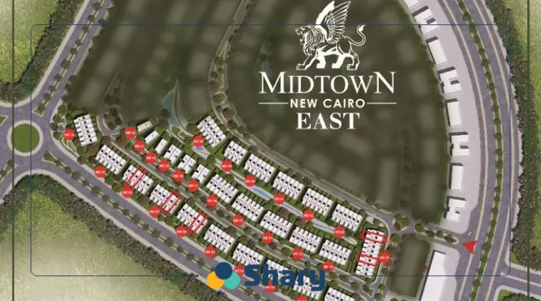 Midtown New Cairo Compound Master Plan
