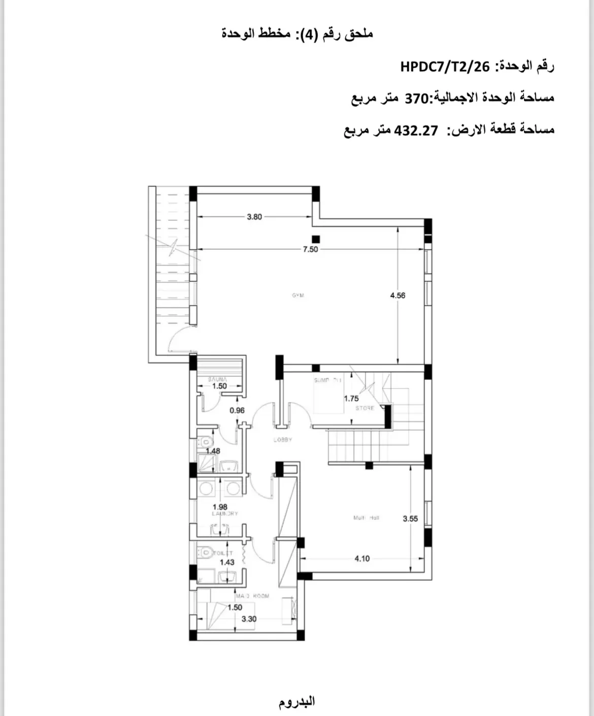 مخطط الوحدة